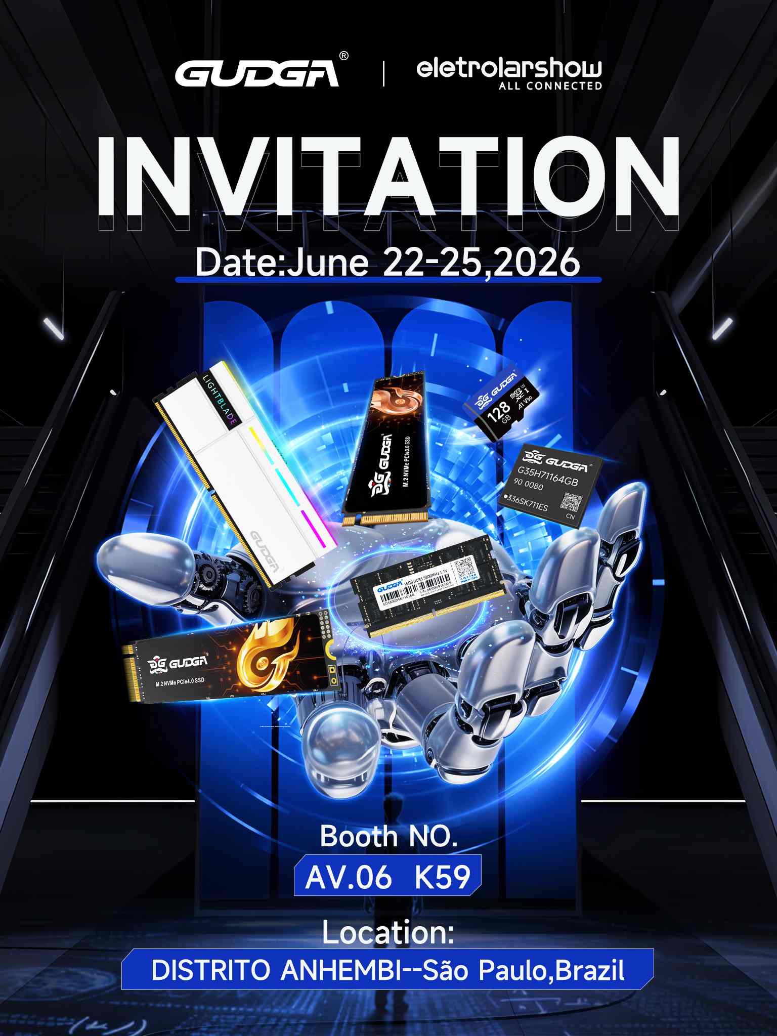 Rejoignez-nous au Salon Eletrolar 2026 !