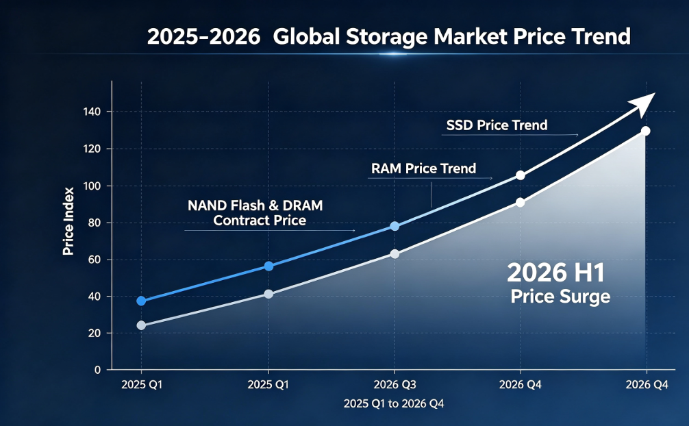 Analyse des prix du marché mondial du stockage au premier semestre 2026 : hausse des prix des SSD et de la RAM, resserrement de l’offre et stratégie d’approvisionnement stable de GUDGA