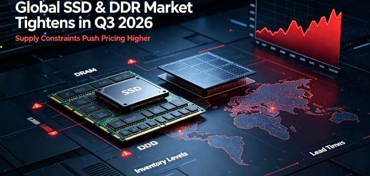 Les prix mondiaux des SSD et DDR augmentent au troisième trimestre 2026 dans un contexte d’offre restreinte due à l’IA ; GUDGA maintient un approvisionnement stable pour ses partenaires B2B mondiaux