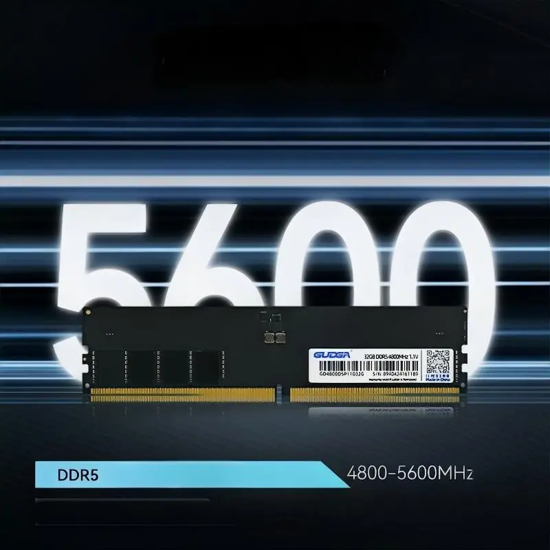 Mémoire de mise à niveau DDR5 UDIMM RAM 5 600 MHz 6 000 MHz pour ordinateur de bureau